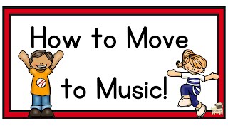 How To Move To Music Signs Instrumental Pop Dance Party Classroom Movement Brain Break Dancing KIDS [upl. by Nitsyrk]