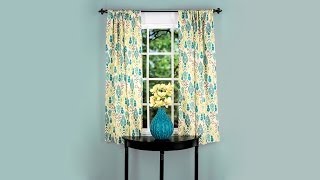 Learn to Sew Simple Curtain Panel [upl. by Ethelda]