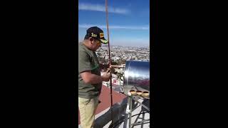 Instalación de un calentador solar de agua [upl. by Stephanus]