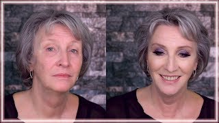 Reife Haut schminken Tutorial Anti Aging Make Up ab 40 50 60 70 Pflege Serum Umstyling ältere Haut [upl. by Boot]