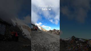 Thorangla Pass🇳🇵 lakpatamangofficial travel shortvideo shorts short [upl. by Brebner]