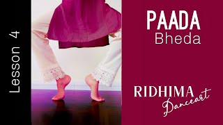 Lesson 4  PaadabhedaPada Bheda  Bharatanatyam  Ridhima [upl. by Azmuh]