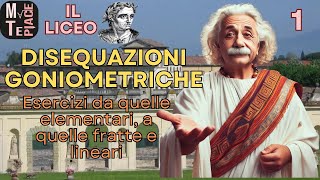 Disequazioni goniometriche elementari o a esse riconducibili fratte e lineari [upl. by Koch]