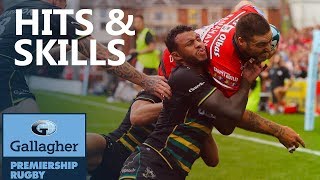 Hits amp Skills  Round 1  Gallagher Premiership 201819 [upl. by Ahseet160]