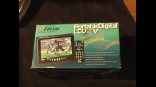 7 inch LCD Prism Digital Portable TV Unboxing [upl. by Nananne]