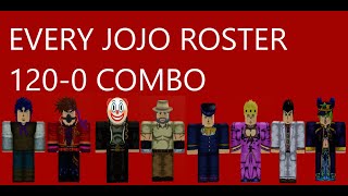 A One Combo for Every JoJo Roster Character 1200  ABA [upl. by Kassey]