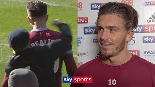 quotBest day of my lifequot  Jack Grealish scores winner in derby after being punched by Birmingham fan [upl. by Htebaras]