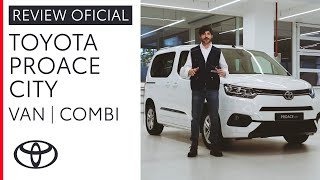 Toyota Proace City  Review de las furgonetas Combi y Van [upl. by Ihsakat]