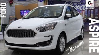 2018 Ford Aspire Titanium  detailed review  features  specs  price [upl. by Enerol]