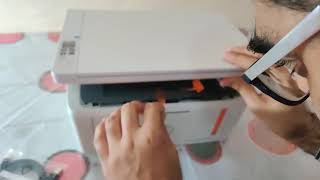 Unboxing HP LaserJet Pro MFP M28w FullHD [upl. by Illona]