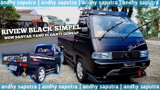 RIVIEW PICK UP MODIFIKASI BLACK SIMPEL TAMPILAN MAKIN KECE [upl. by Kire401]