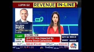 CNBC TV18 Earnings Central 10 Nov 2022 Lupin Q2 FY23 [upl. by Odraccir]