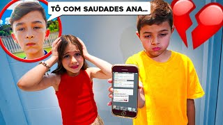 O João Ismael Pegou conversas com o Ricardinho no Celular Da Aninha [upl. by Etnomal632]