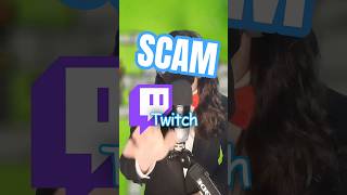 Beware of this Twitch SCAM shorts gaming twitch funny scammer streaming [upl. by Assirec]