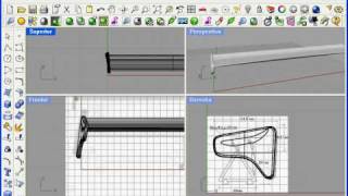 Tutorial Rhinoceros 3D Diseño de Alerones Parte 2 [upl. by Kenwood144]