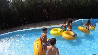 Crazy River Water Slide at Waterland Thessaloniki [upl. by Aural999]