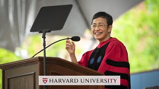 Maria Ressa delivers the Commencement Address  Harvard Commencement 2024 [upl. by Dukie]