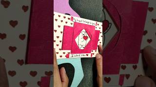 diy love letter card ideas shorts youtubeshorts diy love card ideas [upl. by Ettedo]