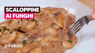 SCALOPPINE AI FUNGHI cremose e semplici da preparare 😋 [upl. by Nivk459]