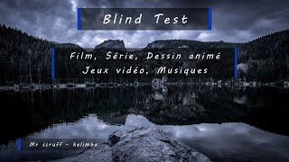 blind test 50 titres film série dessin animé jeux vidéo musiques [upl. by Junieta]