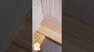 Transiciones para piso laminado transition for laminate flooring flooring tips fyp [upl. by Jany]