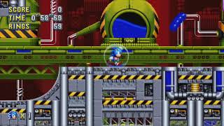 Chemical Plant Act 2 w Collision Chaos Present JP Sonic Mania [upl. by Herschel682]