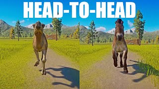 Dromedary Camel vs Przewalskis Horse A Head to Head Speed Race in Planet Zoo [upl. by Earl]