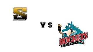 Strathcona Warriors vs Kelowna Rockets [upl. by Nelra]