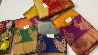 🥳New Arrivals😍Pure Silk inspired VAIRAOOSI weaving soft semi silk sarees😍825fs😍8921889811 [upl. by Zipnick]