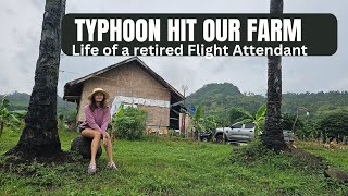 Typhoon Hit our FARM  Sad Reality of Farming in the Philippines [upl. by Opiuuk720]