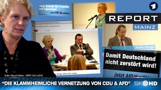 REPORT MAINZ  DIE KLAMMHEIMLICHE VERNETZUNG VON CDU amp AFD [upl. by Amoreta697]