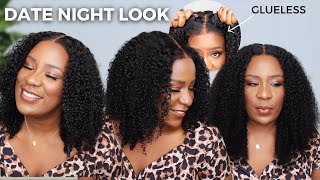 Defined Juicy Curls Glueless 7x5 Kinky Curly Preeverything Wig with Natural 4C Edges ft Julia Hair [upl. by Ardnuassak994]