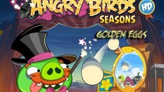 Angry Birds Seasons  Season 3  AbraCaBacon Golden Eggs Walkthrough [upl. by Ingemar]