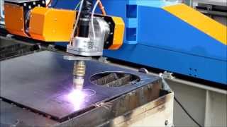 3D plasma cutting head  CNC machine Vanad BLUESTER [upl. by Ahsemal]