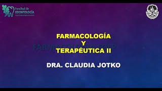 TEORICO 1 FARMACO II 2024 [upl. by Auvil454]