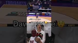 Dawn Staley’s reaction 👀 [upl. by Pitchford]