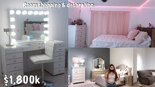 1800 Room Makeover shopping amp decorating [upl. by Corinne]