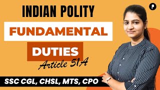 Fundamental Duties  Swaran Singh Committee  SSC  CDS ParchamClasses​ [upl. by Kornher]