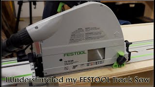 FESTOOL TS 75 EQ  I Severely Underestimated It [upl. by Norman]