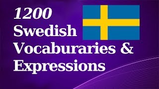 1200 Basic Swedish Vocab amp Expressions [upl. by Randolf]