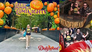 Dollywood First Day of Fall 2024 New Food Best Rides Low Crowds Great Pumpkin LumiNights amp More [upl. by Maeve]