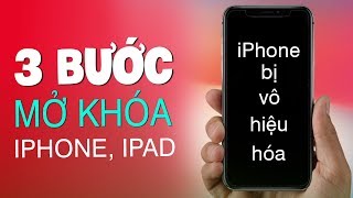 3 bước mở khóa iPhone iPad khi quên mật khẩu [upl. by Rutter301]