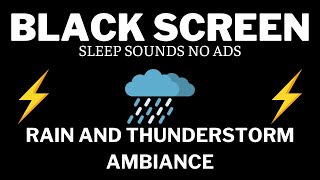 Soothe Your Senses With The Calming Sound Of Rain And Thunderstorm Ambiance For Deep Rest [upl. by Lacsap]