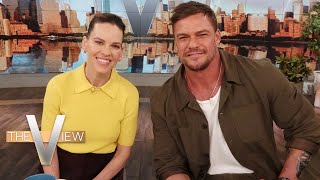 Hilary Swank and Alan Ritchson On The True Story Behind Ordinary Angels  The View [upl. by Yborian]