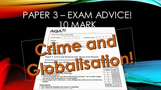 A Level Sociology 10 mark Globalisation  Crime  Paper 3 2020 [upl. by Nicoli630]