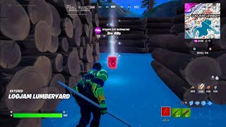 Fortnite  Collect Omni Chips At Logjam Lumberyard ALL Locations Omni Sword Challenges [upl. by Maggy]