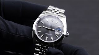 Rolex Datejust 41 126300 Rhodium Dial Unboxing amp Presentation [upl. by Tillie332]