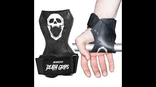 JerkFit Death Grips Lifting Straps for Deadlifts Pull Ups and Heavy Shrugs Reviews [upl. by Neehs413]