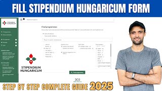 How to fill Stipendium Hungaricum Scholarship form 2025  Complete Guide [upl. by Tarrance]