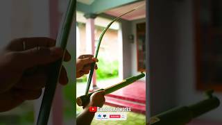 Bamboo craft with mini bamboo Slingshots bamboo slingshot ideas diy [upl. by Alimrahs]